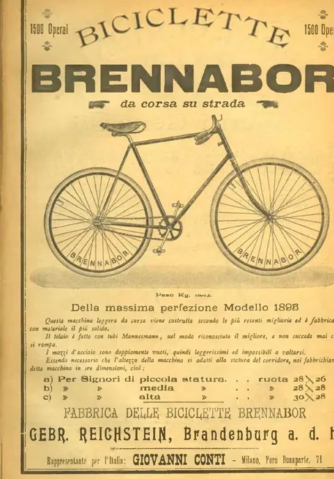 Biciclette Brennabor da corsa su strada