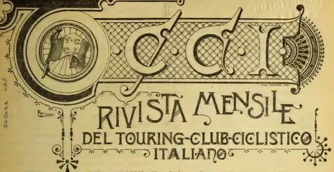 Testata della Rivista Mensile del Touring Club Ciclistico Italiano