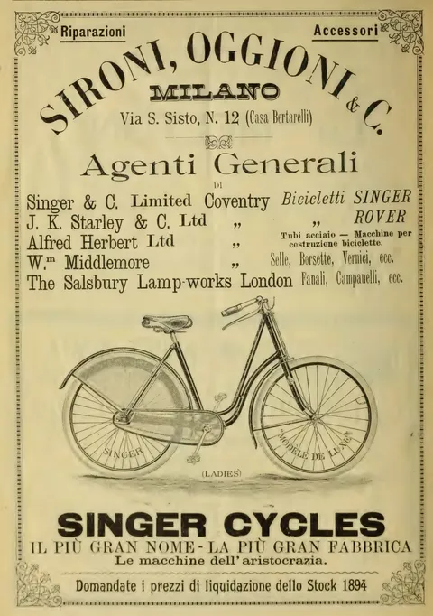 Sironi, Oggioni & C., Singer Cycles