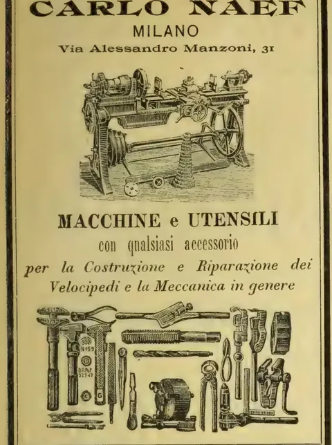 Carlo Naef, Milano, Macchine e Utensili