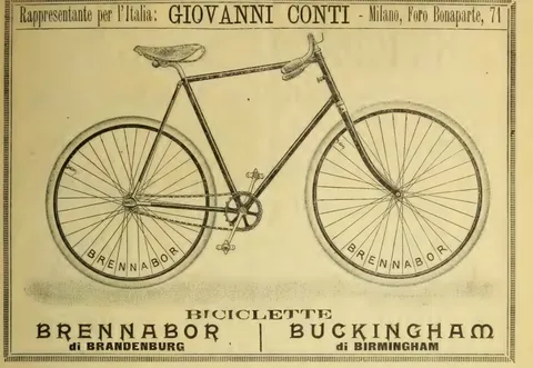 Giovanni Conti, Milano, Rappresentante per l'Italia delle Biciclette Brennabor e Buckingham