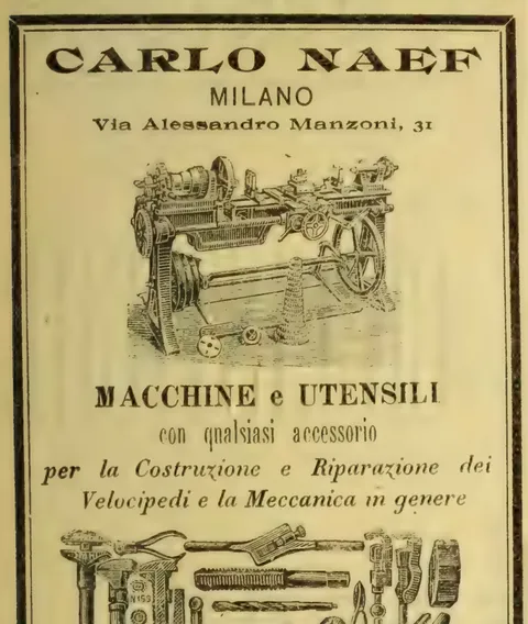 Carlo Naef, Milano, Macchine e Utensili