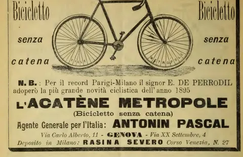 L'Acatène Metropole, Bicicletto Senza Catena, Antonin Pascal, Genova