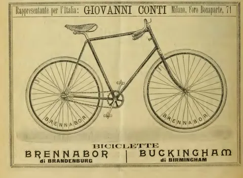 Biciclette Brennabor e Buckingham, Giovanni Conti, Milano