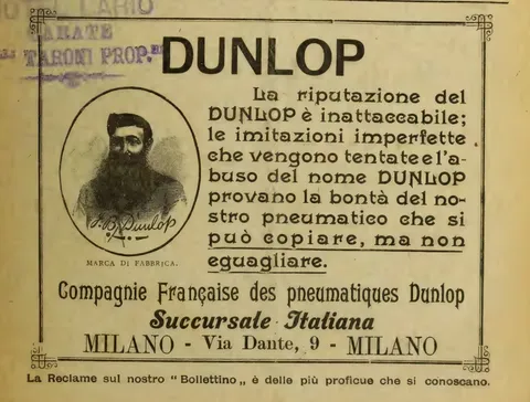 Dunlop, Compagnie Française des Pneumatiques Dunlop, Succursale Italiana