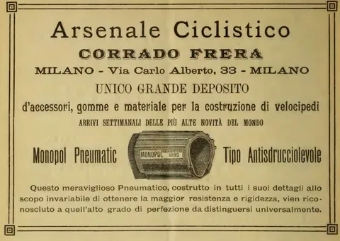 Arsenale Ciclistico Corrado Frera, Monopol Pneumatic