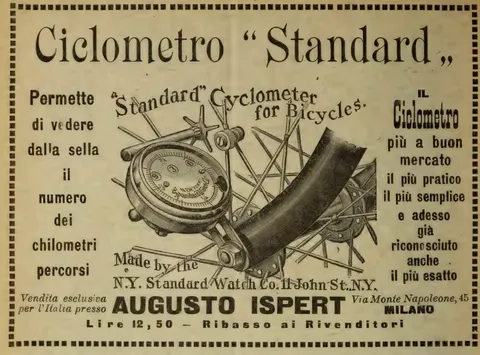 Ciclometro Standard, Augusto Ispert, Milano