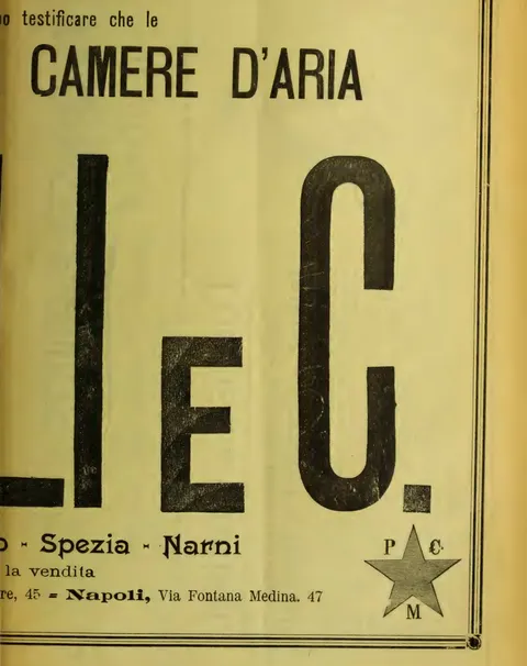 Pirelli & C., Milano, Camere d'Aria Pirelli
