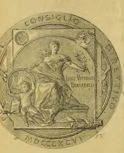 Medaglia d'Oro a Luigi Vittorio Bertarelli, dritto