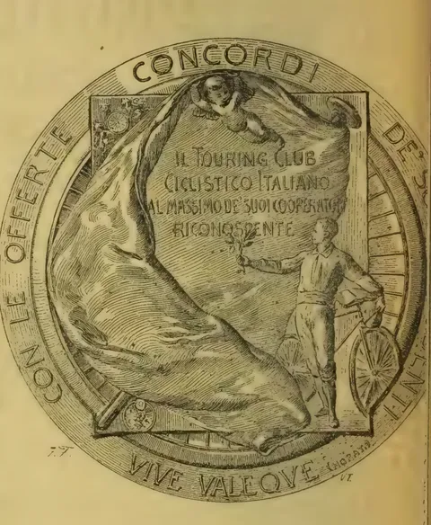Medaglia d'Oro a Luigi Vittorio Bertarelli, rovescio