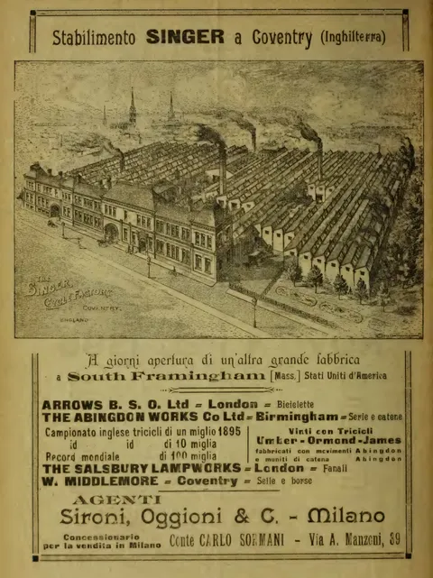 Stabilimento Singer a Coventry (Inghilterra)