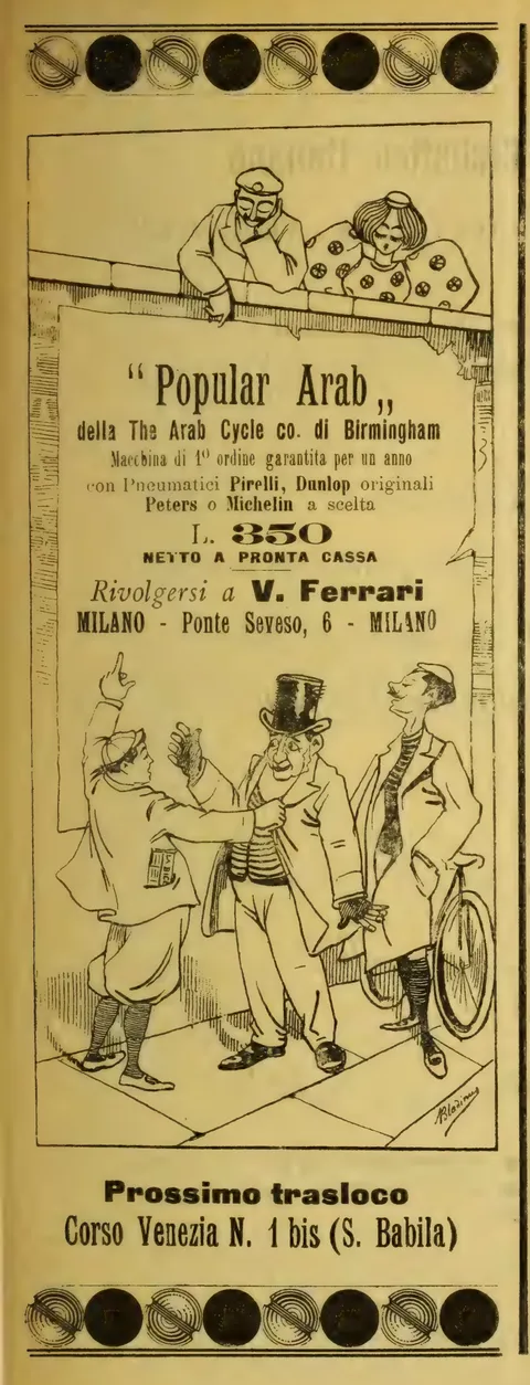 "Popular Arab", V. Ferrari, Milano