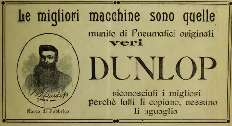 Le migliori macchine sono quelle munite di Pneumatici originali veri Dunlop