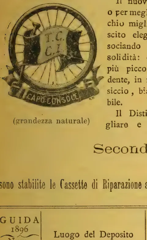 Distintivo di Capo Console (grandezza naturale)
