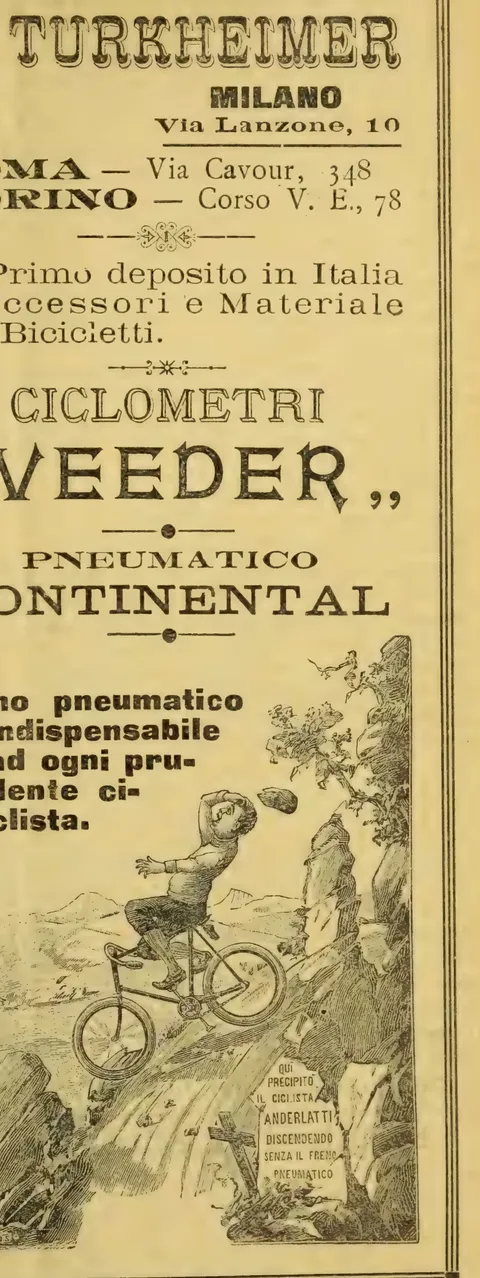 Ciclometri Veeder, Pneumatico Continental, The Cycle Balance