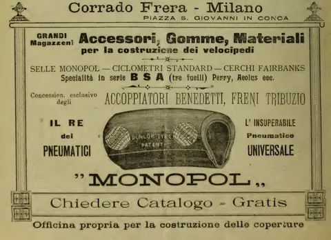 "Monopol", Corrado Frera, Milano