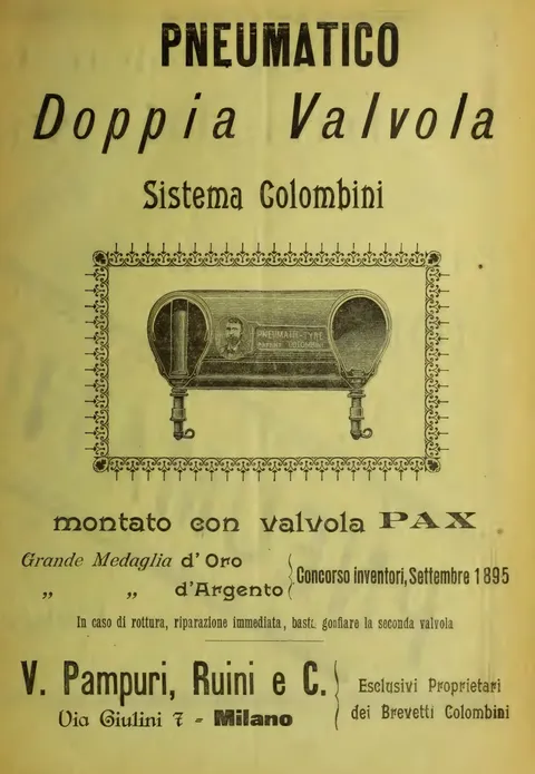 Pneumatico Doppia Valvola Sistema Colombini