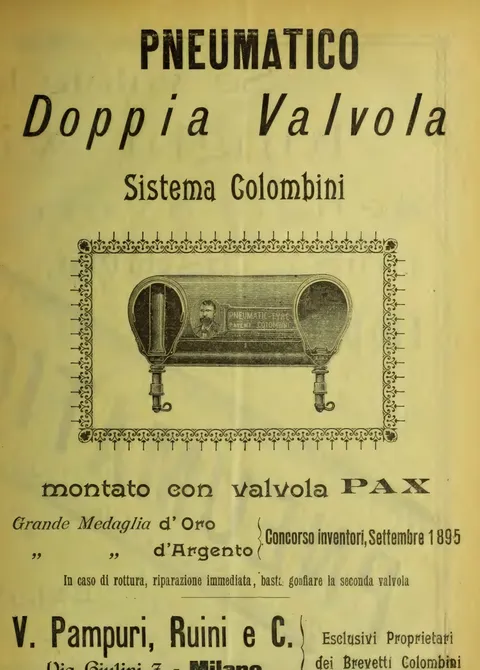 Pneumatico Doppia Valvola, Sistema Colombini