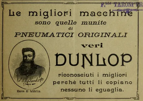 Le migliori macchine sono quelle munite di Pneumatici originali veri Dunlop