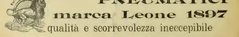 Pneumatici marca Leone 1897