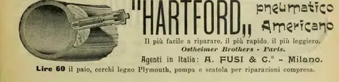 "Hartford" Pneumatico Americano