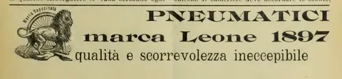 Pneumatici marca Leone 1897, qualità e scorrevolezza ineccepibile