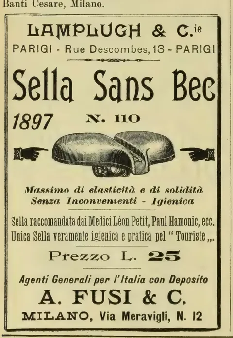 Sella Sans Bec 1897, N. 110, Lamplugh & C.ie