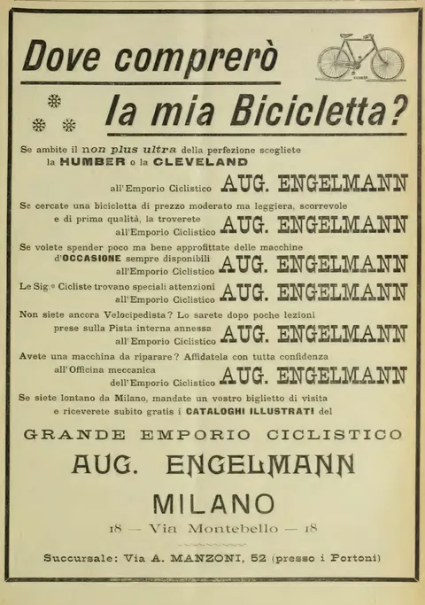 Dove comprerò la mia Bicicletta?