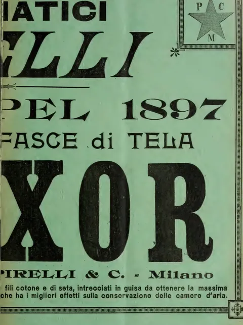 Pneumatici Pirelli, Novità: Fasce di Tela Flexor (metà destra)