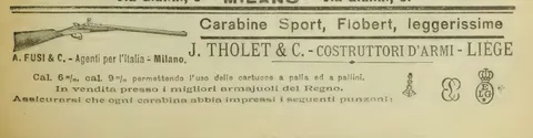 J. Tholet & C., Carabine Sport, Flobert, leggerissime