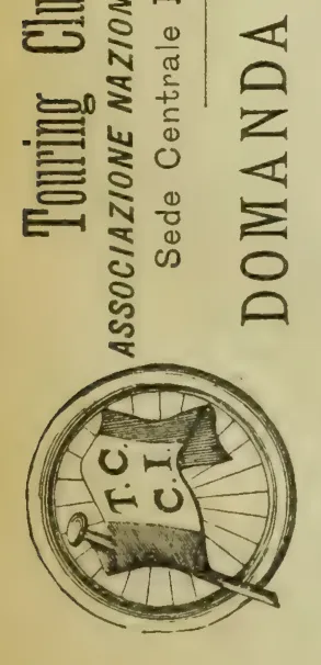 Emblema T.C.C.I. (Touring Club Ciclistico Italiano)