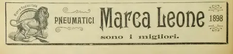 Pneumatici Marca Leone, 1898