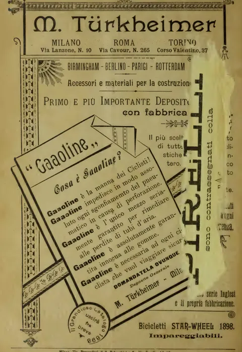 M. Türkheimer, "Gaaoline" tyre sealant