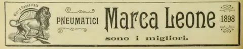 Pneumatici Marca Leone, 1898
