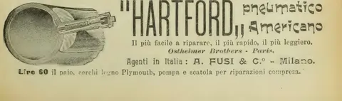 "Hartford" Pneumatico Americano