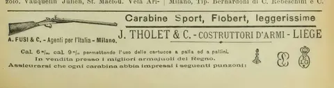J. Tholet & C., Carabine Sport, Flobert, leggerissime