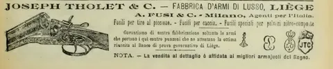Joseph Tholet & C., Fabbrica d'Armi di Lusso, Liège