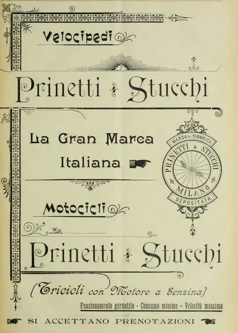 Prinetti & Stucchi, La Gran Marca Italiana