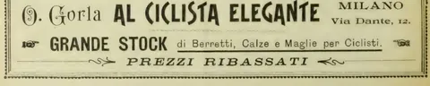 O. Gorla, Al Ciclista Elegante