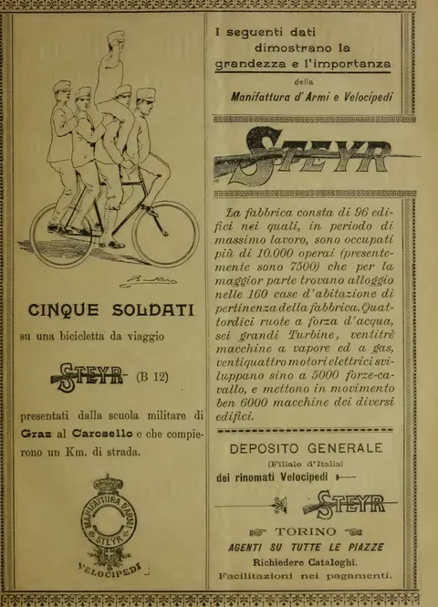 Manifattura d'Armi e Velocipedi Steyr, Cinque Soldati