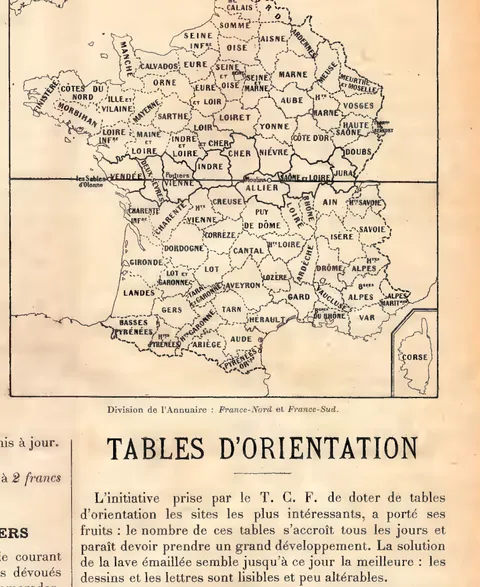 Division de l'Annuaire : France-Nord et France-Sud