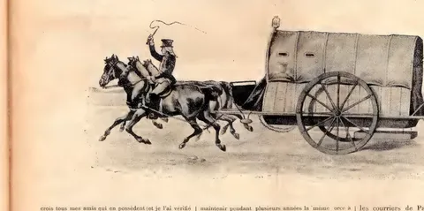 L'Affaire du Courrier de Lyon, la voiture-courrier de 1792