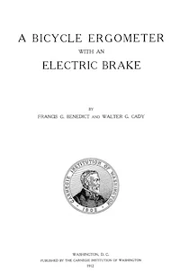 A Bicycle Ergometer With An Electric Brake Benedict cover