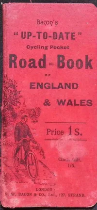 Bacons Cycling Pocket Road Book 1897 cover