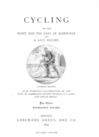 Cycling By Visct Bury And G L Hillier cover