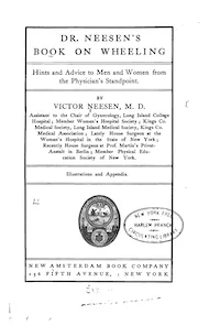 Dr Neesens Book On Wheeling V Neesen 1899 2 cover