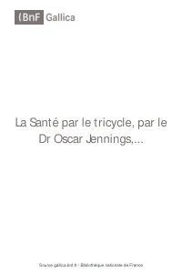 La Sante par le Tricycle cover