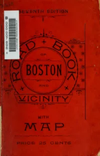 Road Book of Boston and Vicinity (1893) cover