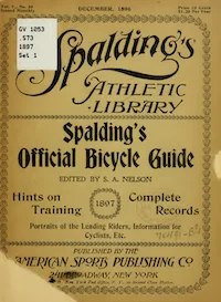 Spaldings Official Bicycle Guide 1897 cover