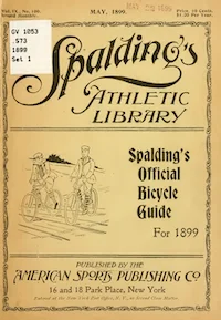 Spaldings Official Bicycle Guide 1899 cover